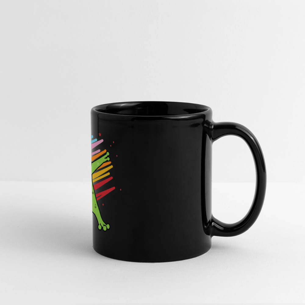 „Popkulturelle Protest-Tasse mit Froschmotiv – NO NZS Design rundum bedruckt“