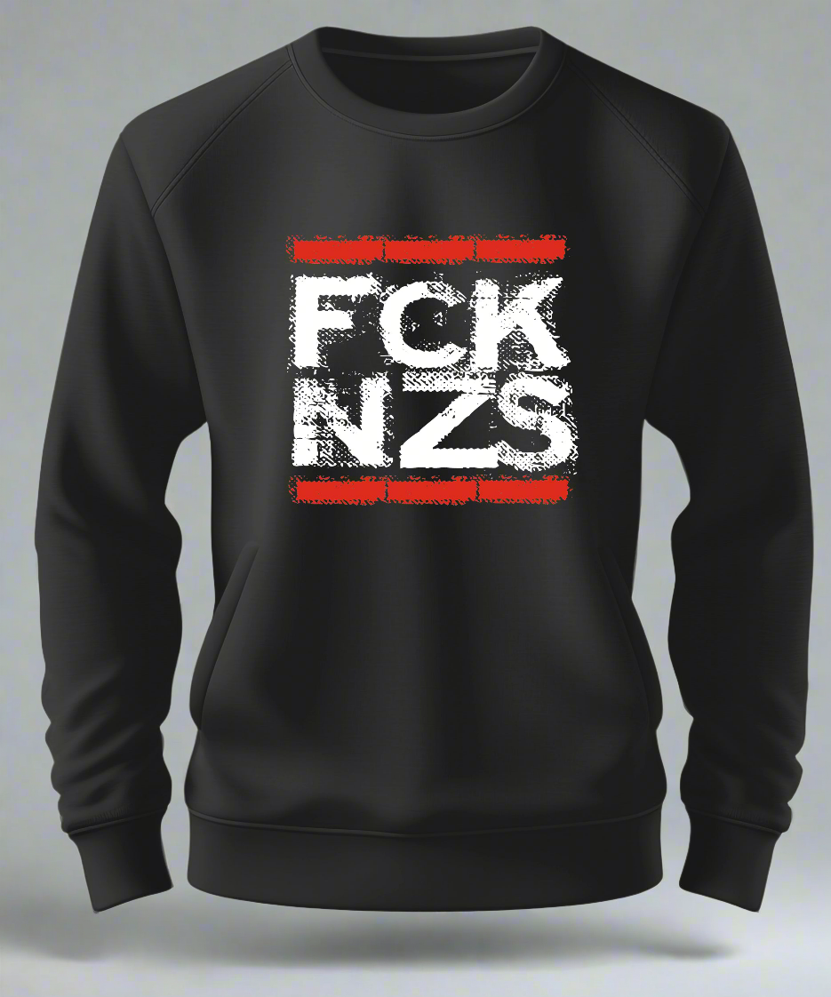 FCK NZS Sweater bedruckt mittels hochwertigem Siebdruck - Das kreative Statement