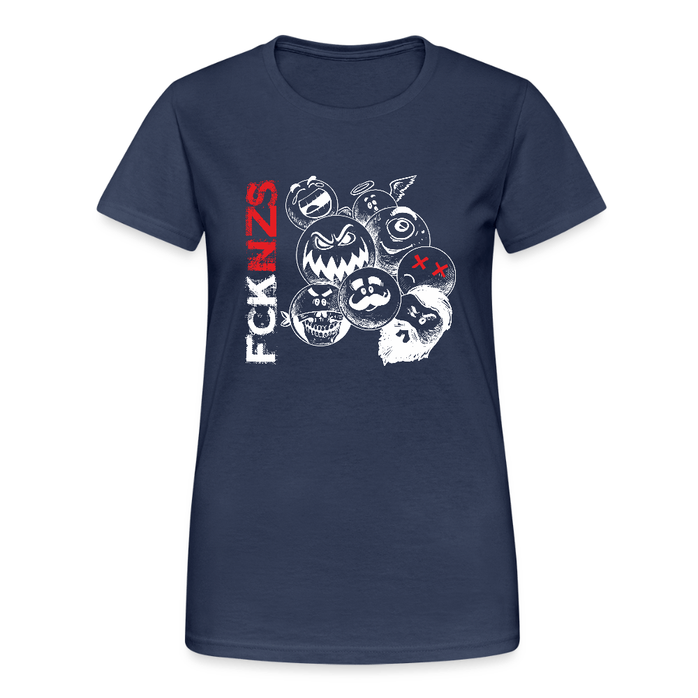 Damen T-Shirt FCK NZS – Spuk den Faschismus weg - Das kreative Statement