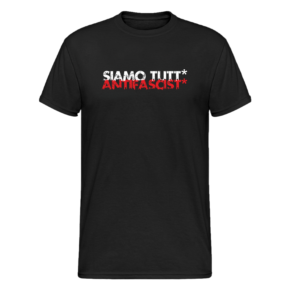 Genderneutrales Protestshirt – Siamo Tutt* Antifascist* - Das kreative Statement