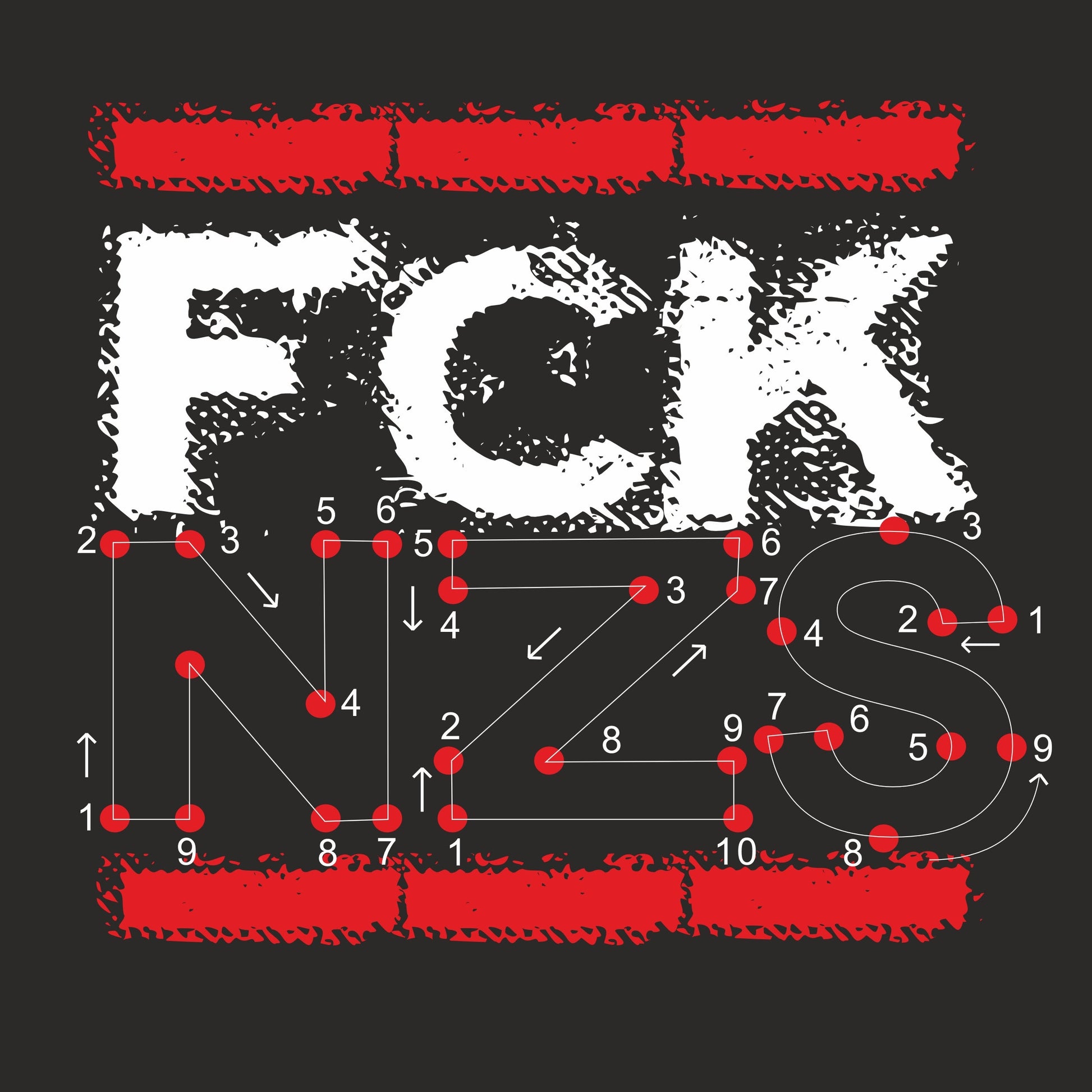 Kaffeetasse - F*ck NZS Zahlenrätsel - Das kreative Statement