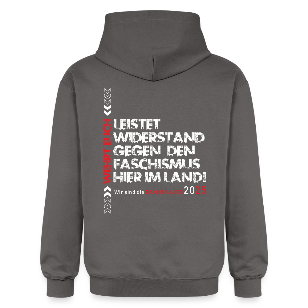 Leistet Widerstand“ Unisex Hoodie | Front - & Backprint - Das kreative Statement