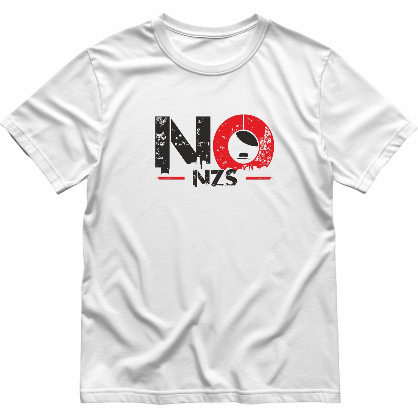 „NO NZS“ T-Shirt | B&C Premium | Statement gegen Faschismus | Hochwertiger Siebdruck