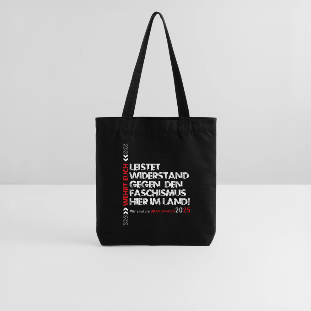 Recycelter Heavyweight Stoffbeutel - Leistet Widerstand - Das kreative Statement
