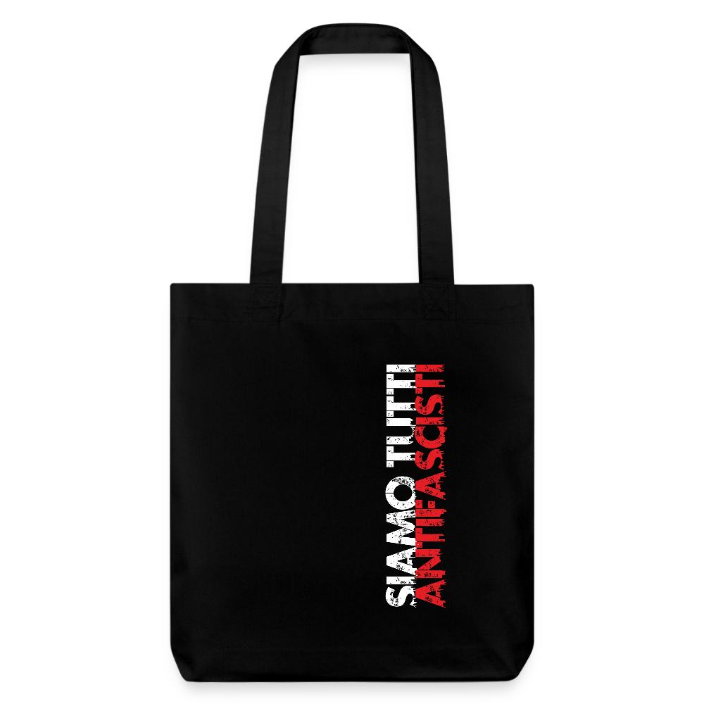 Recycelter Heavyweight Stoffbeutel - Siamo Tutti Antifacisti - Das kreative Statement