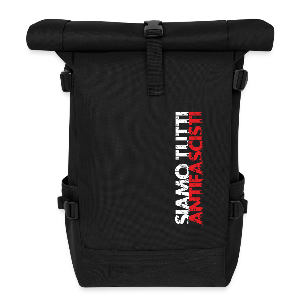 Rolltop Rucksack - Siamo Tutti Antifacisti - Das kreative Statement