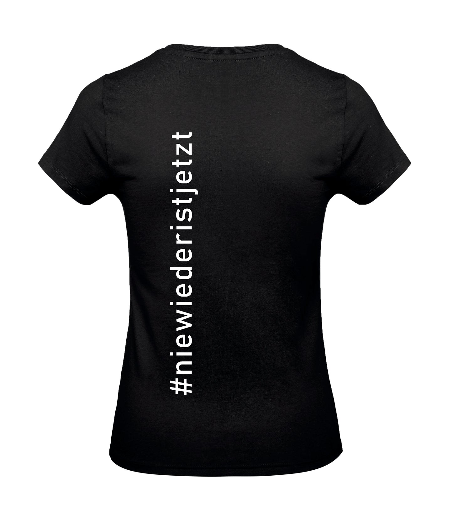 Nie wieder ist jetzt Damen T-Shirt / Siebdruck - Das kreative Statement