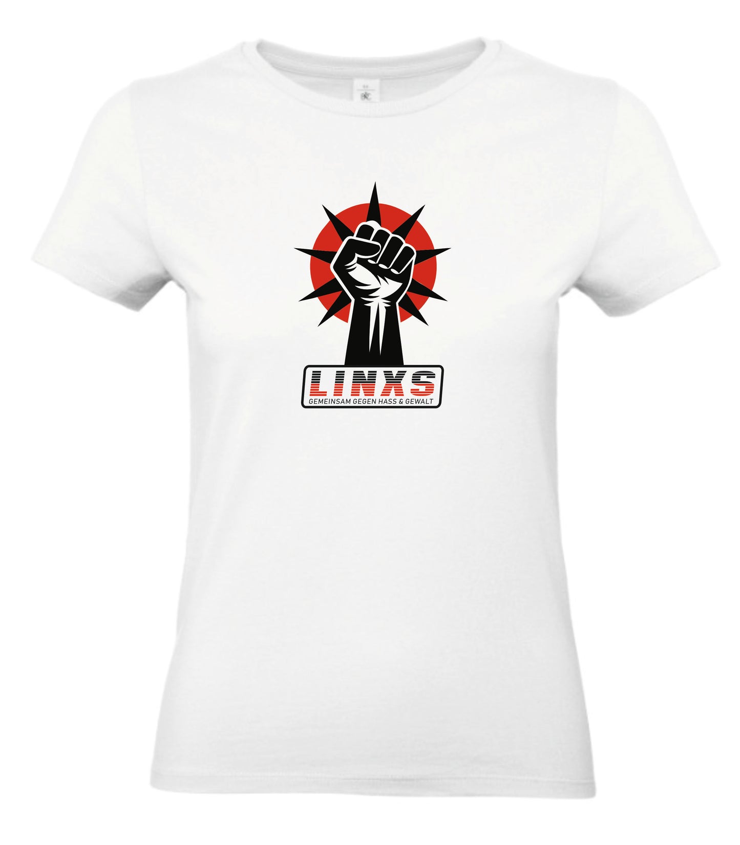 Linxs – Damen T-Shirt aus Bio-Baumwolle bedruckt mit Siebdruck