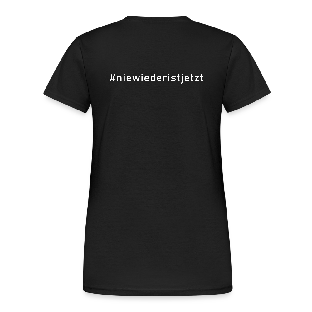 T-Shirt Damen gegen das Vergessen – „Nie wieder ist jetzt“ - Das kreative Statement
