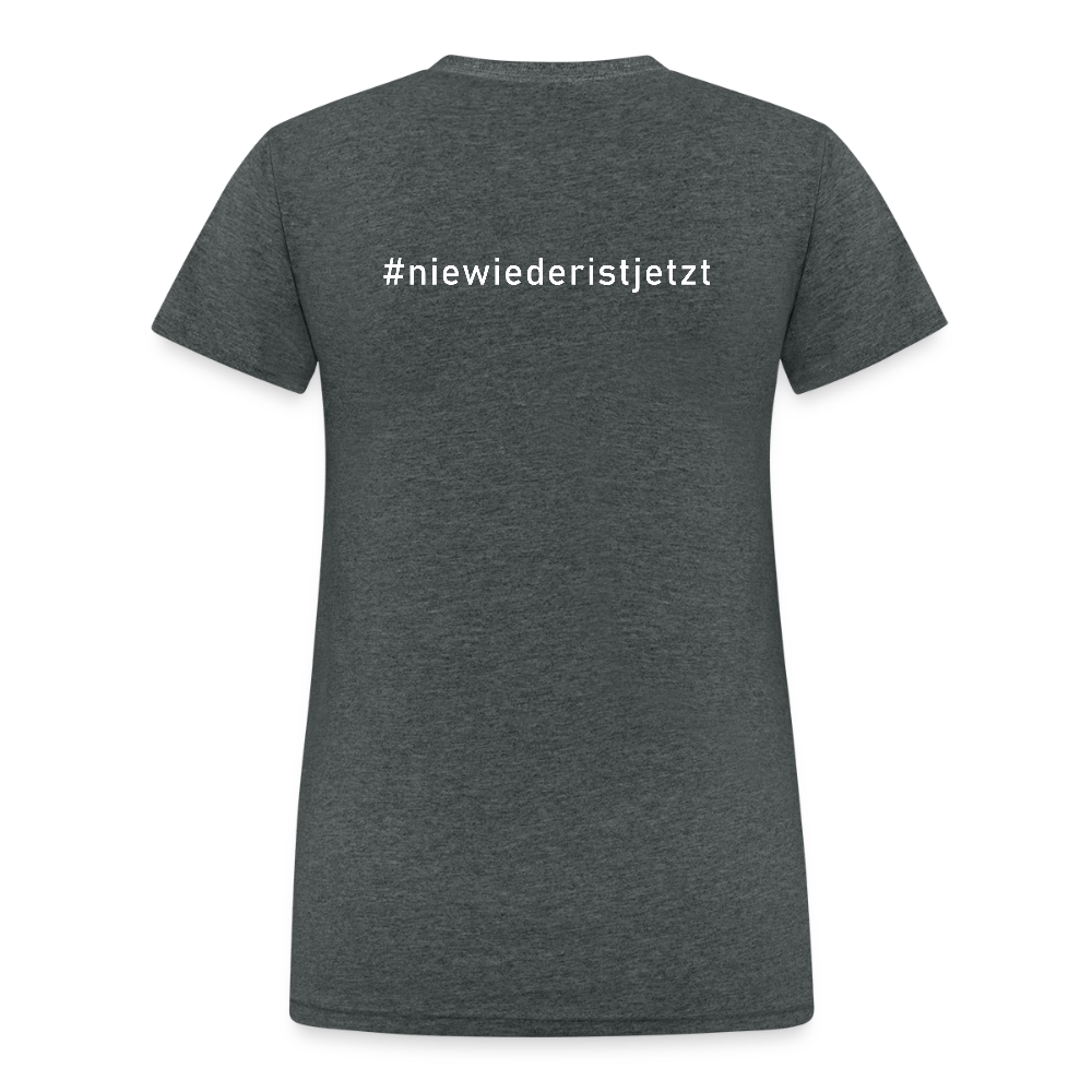 T-Shirt Damen gegen das Vergessen – „Nie wieder ist jetzt“ - Das kreative Statement
