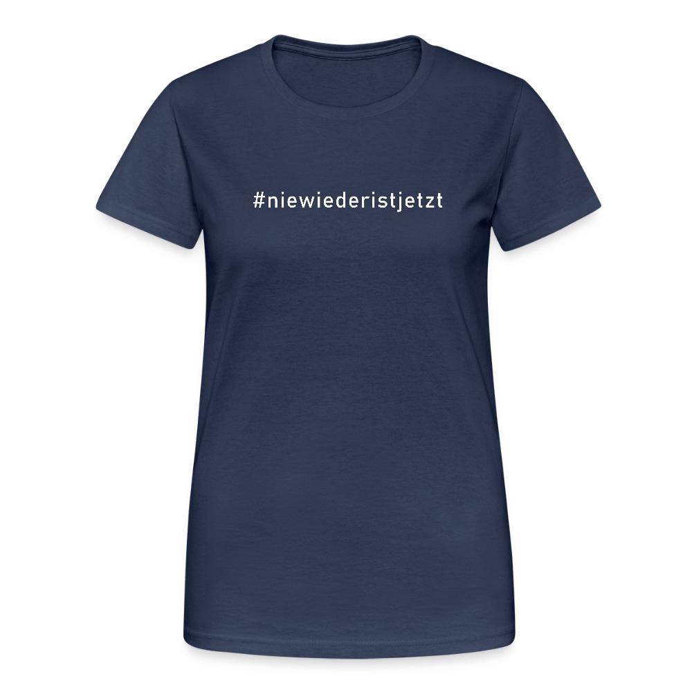 T-Shirt Damen gegen das Vergessen – „Nie wieder ist jetzt“ - Das kreative Statement