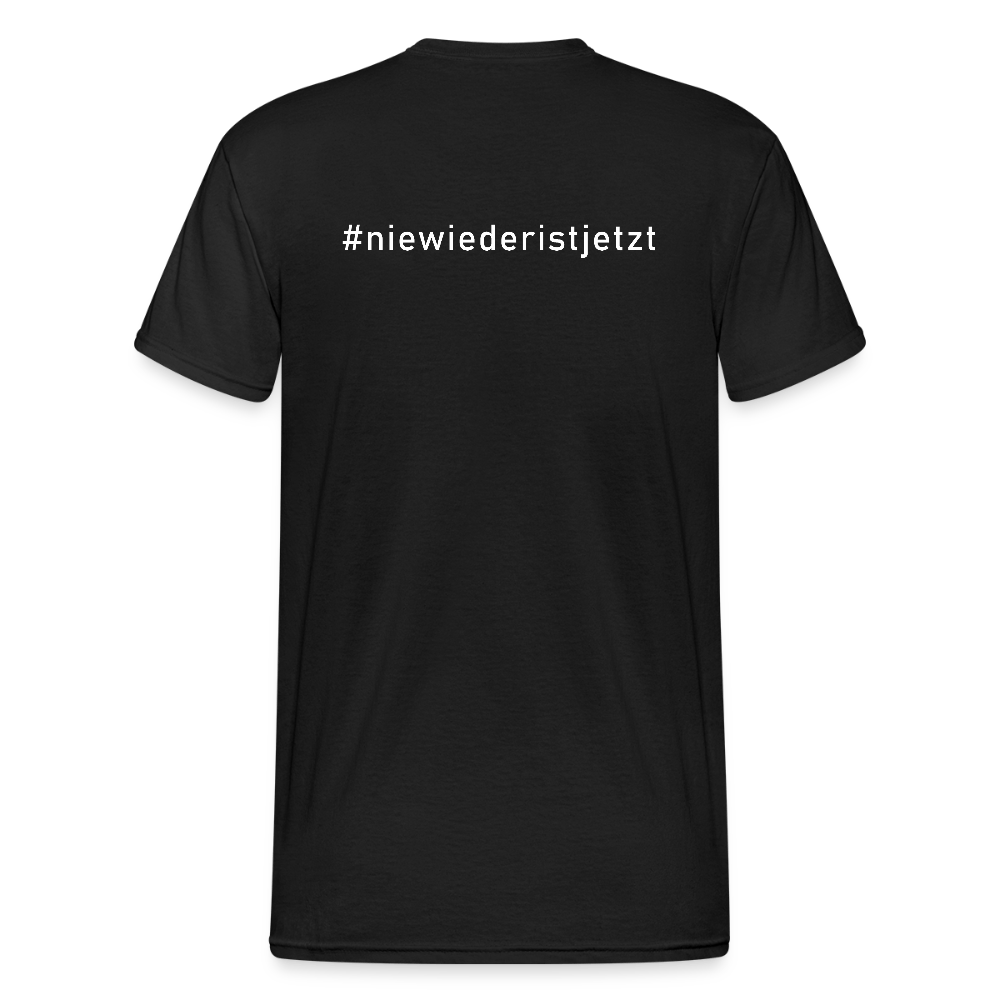 T-Shirt Unisex gegen das Vergessen – „Nie wieder ist jetzt“ - Das kreative Statement