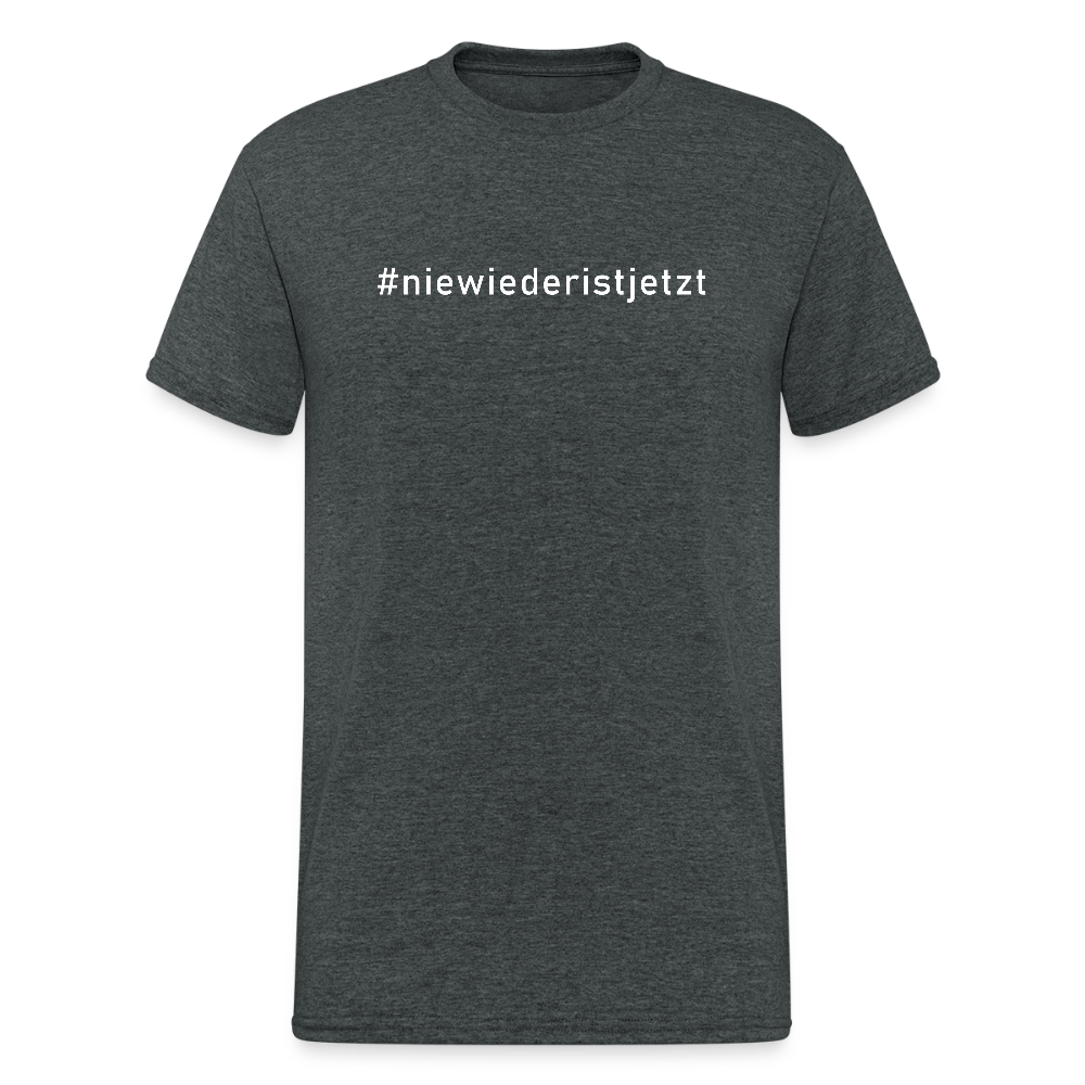 T-Shirt Unisex gegen das Vergessen – „Nie wieder ist jetzt“ - Das kreative Statement