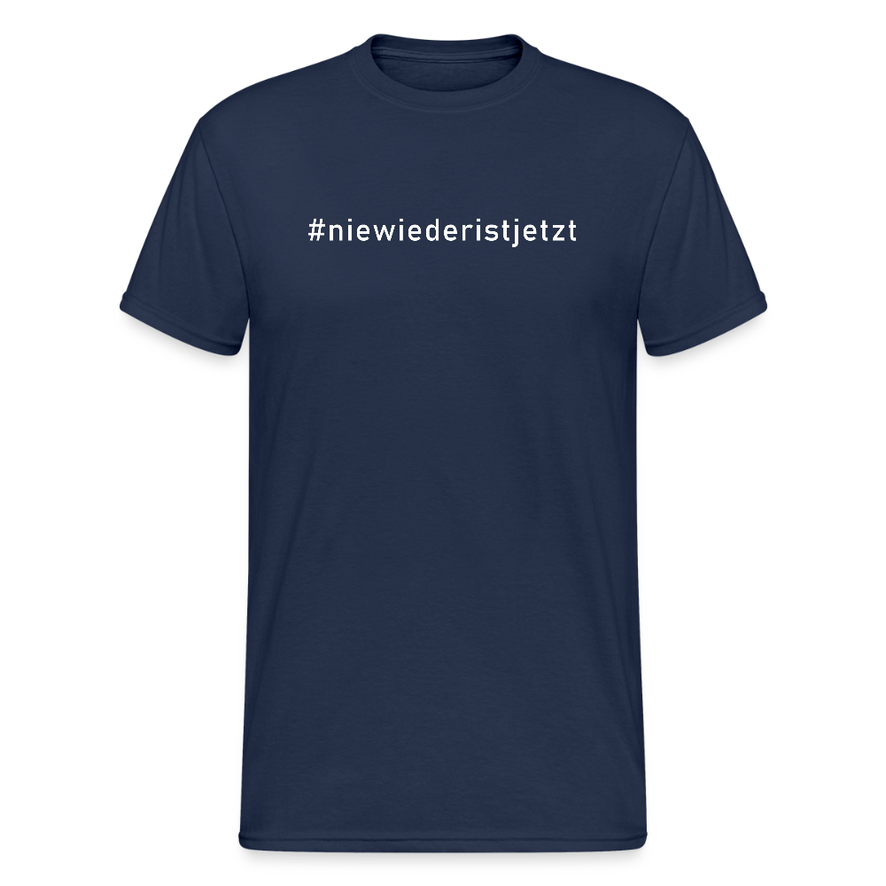 T-Shirt Unisex gegen das Vergessen – „Nie wieder ist jetzt“ - Das kreative Statement