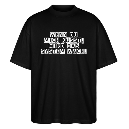 Unisex Bio T-Shirt – Cartoon - Frosch mit Regenbogen & Antifa - Botschaft - Das kreative Statement