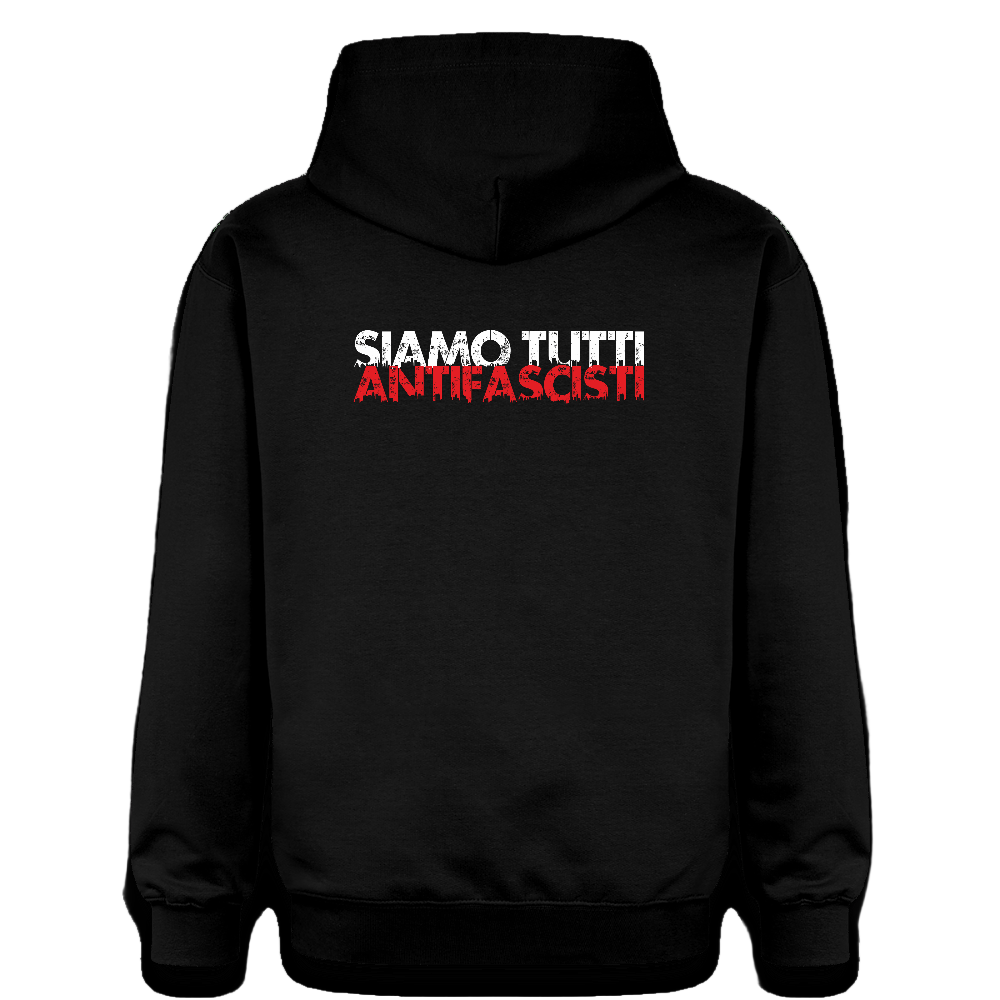 Unisex - Hoodie „Siamo tutti antifascisti“ – Haltung zeigen in Baumwolle - Das kreative Statement