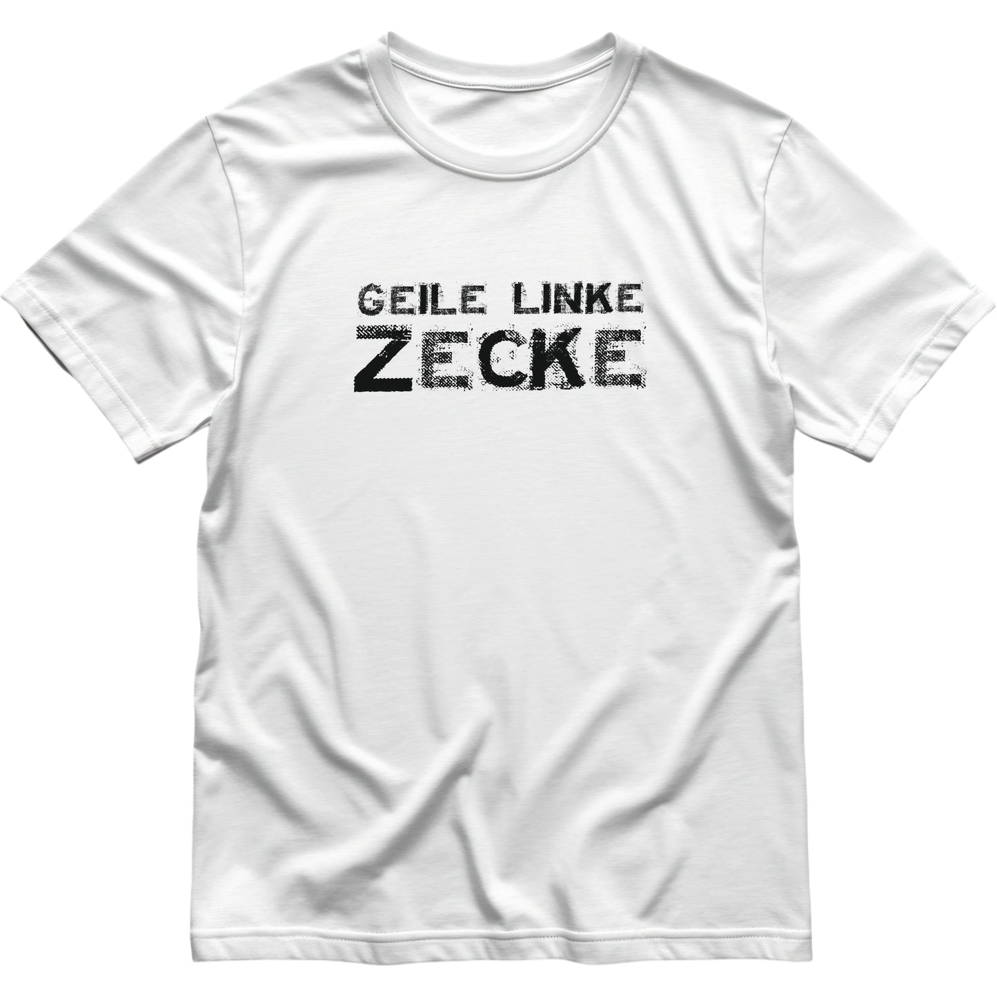 T-shirt Jack & Jones "Geile linke Zecke" trykt med højkvalitets serigrafi