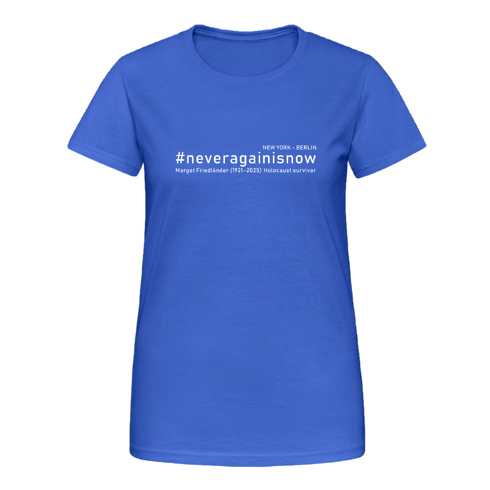 Women’s Gildan Heavy T-Shirt Peace Not War - Königsblau