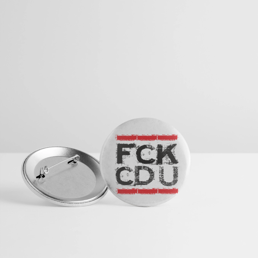 Buttons groß 56 mm (5er Pack) - Weiß