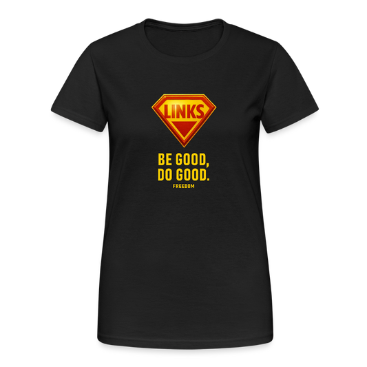 Women’s Gildan Heavy T-Shirt Peace Not War - Schwarz