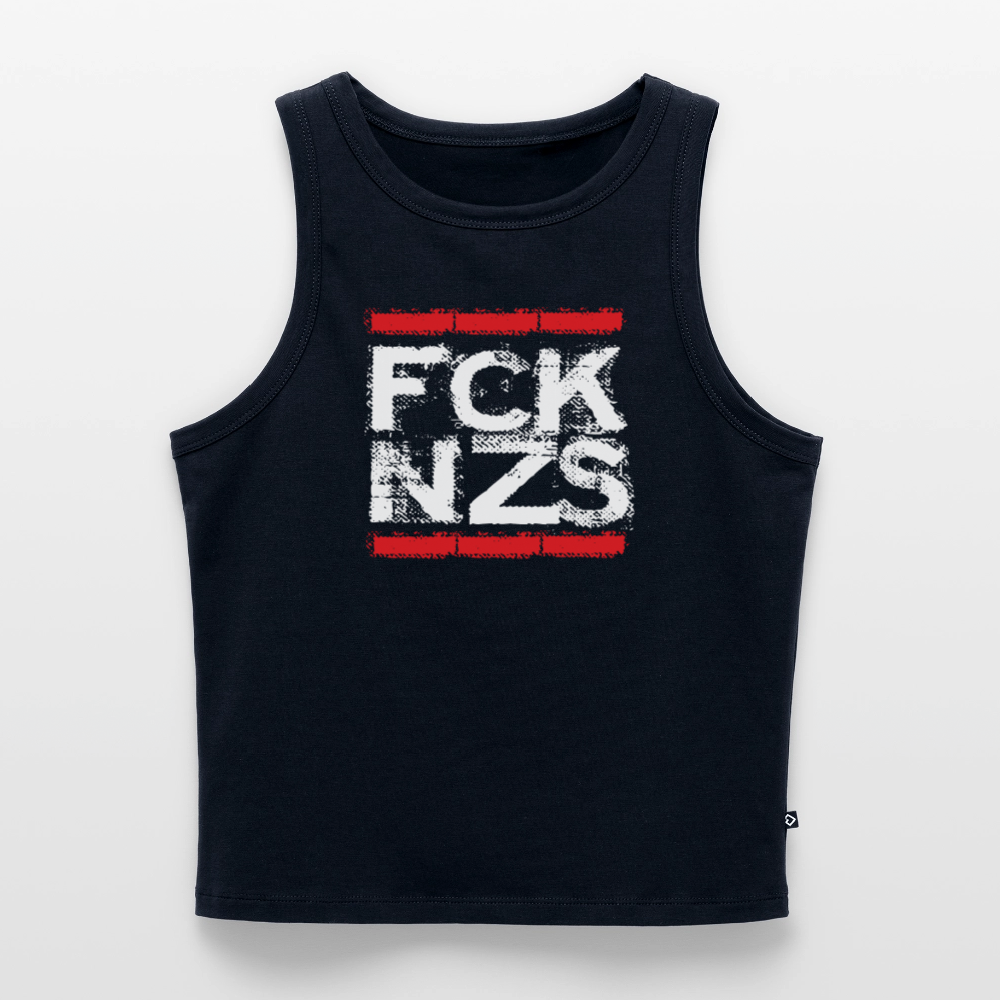 Frauen Cropped Tank Top - Navy