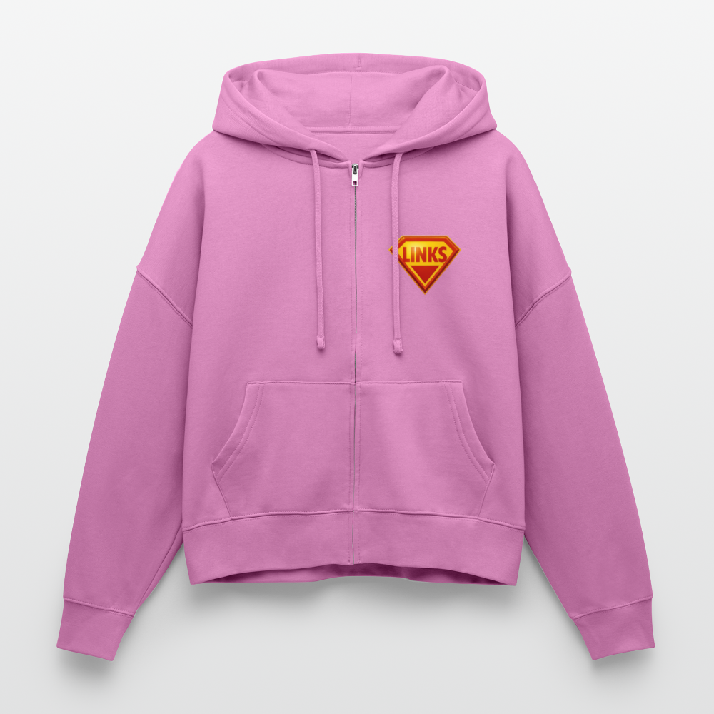 Stanley/Stella Boxy Frauen Bio Zip Hoodie Ida - Pink