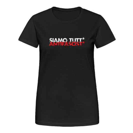 Women’s Gildan Heavy T-Shirt Peace Not War - Schwarz