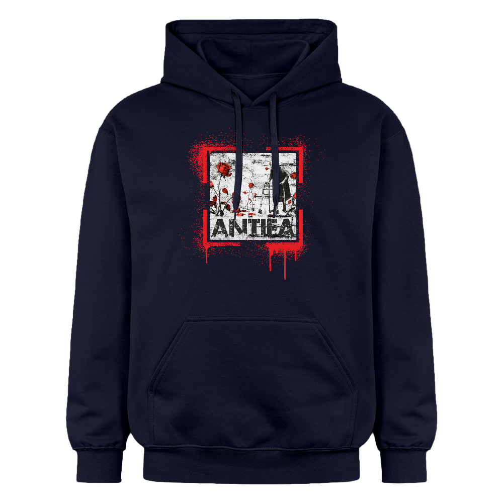 Hoodie Unisex Antifa – Für Vielfalt. Gegen Ausgrenzung - Navy
