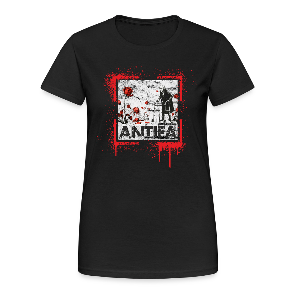 Women’s Gildan Heavy T-Shirt Peace Not War - Schwarz