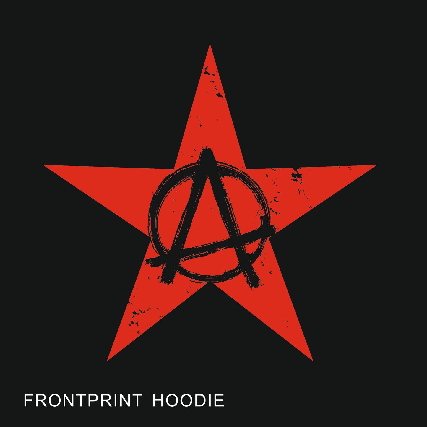 Hoodie "ANTIFA" bedruckt mittels hochwertigem Siebdruck - Das kreative Statement