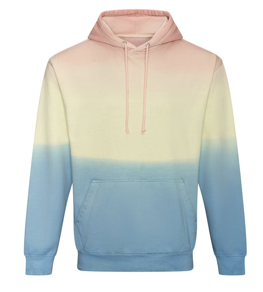 Festival Peace Hoodie Pustel Sunset Dip - Das kreative Statement