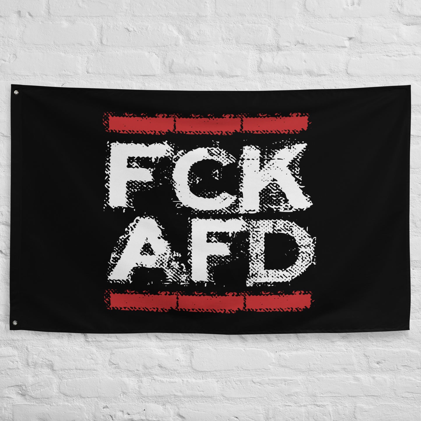 
„Antifaschistische Flagge mit urbanem Design – ideal für Demos, Fenster oder politische Aktionen“
