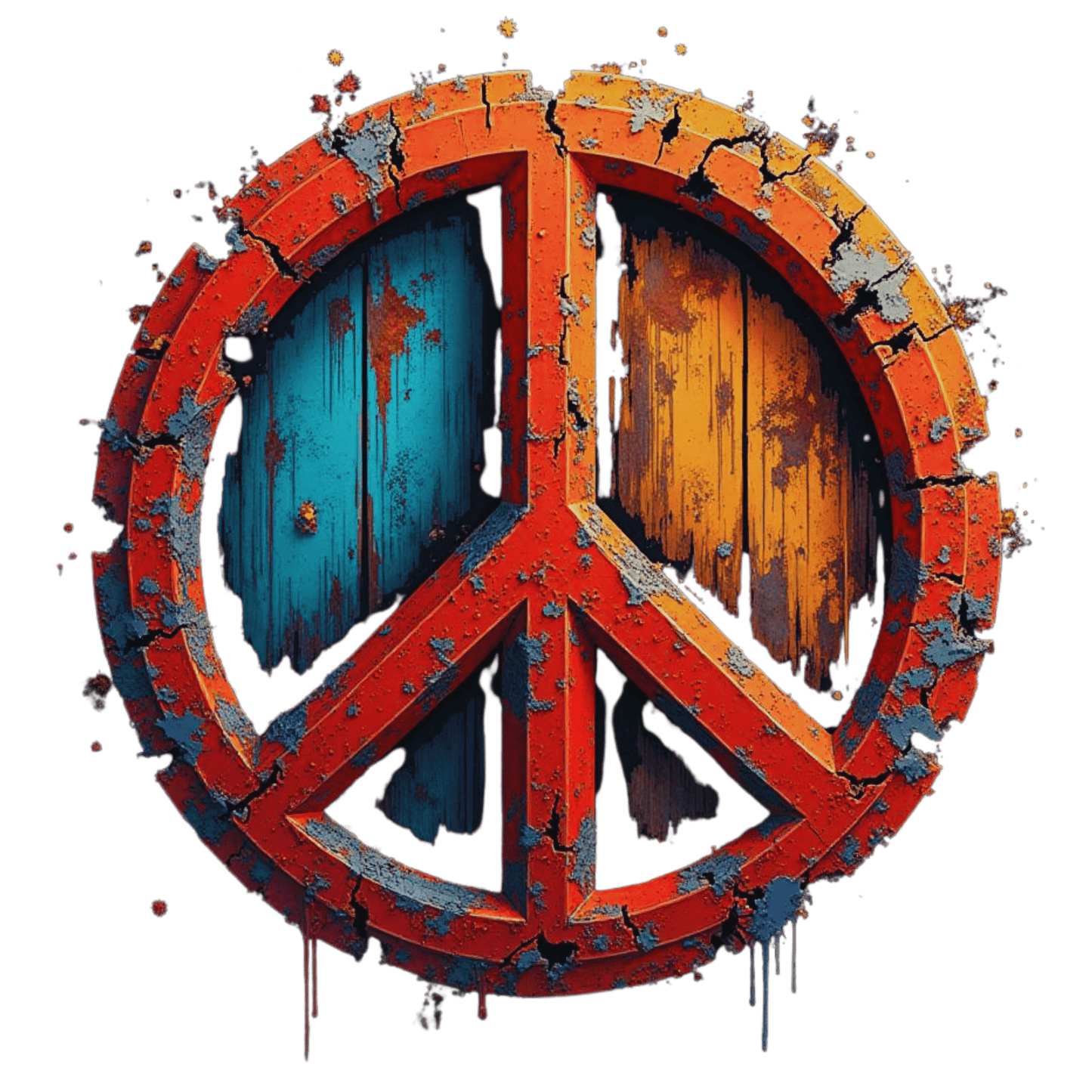 Damen T-Shirt "Peace Not War" - Das kreative Statement