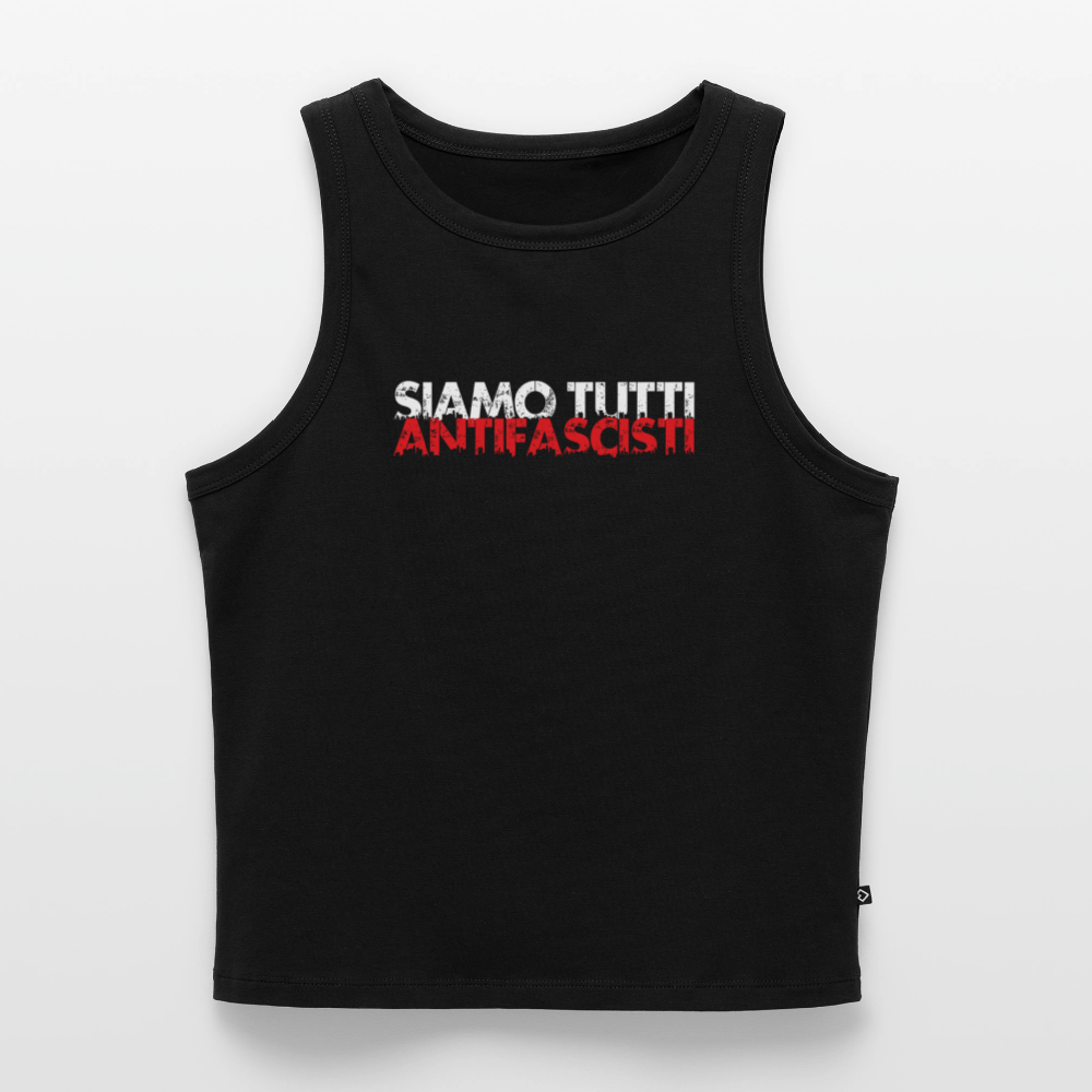 Frauen Cropped Tank Top - Siamo Tutti Antifacisti - Das kreative Statement
