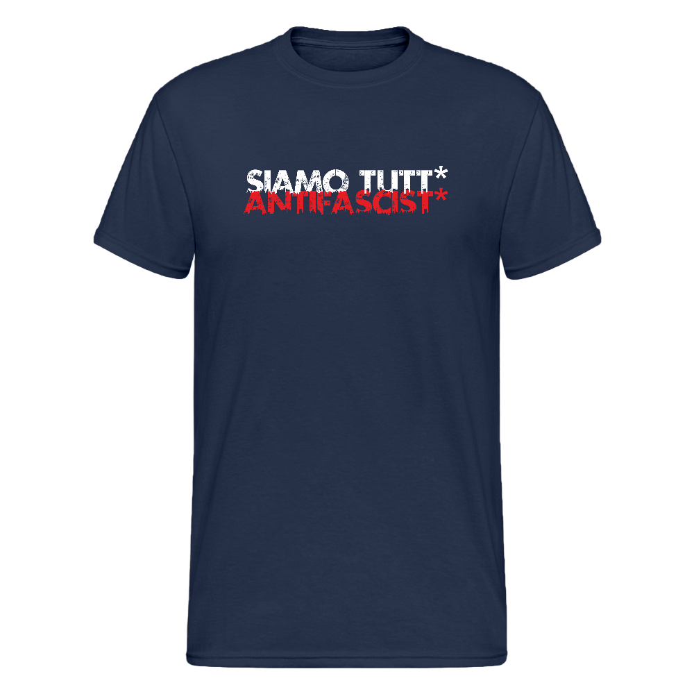 Genderneutrales Protestshirt – Siamo Tutt* Antifascist* - Das kreative Statement