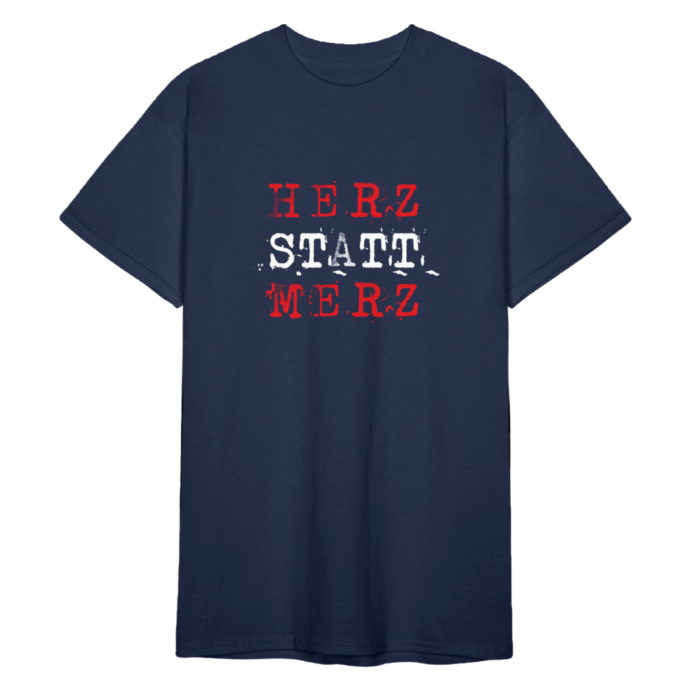 HERZ STATT MERZ Unisex Shirt – Klarer Protest, starke Botschaft - Das kreative Statement
