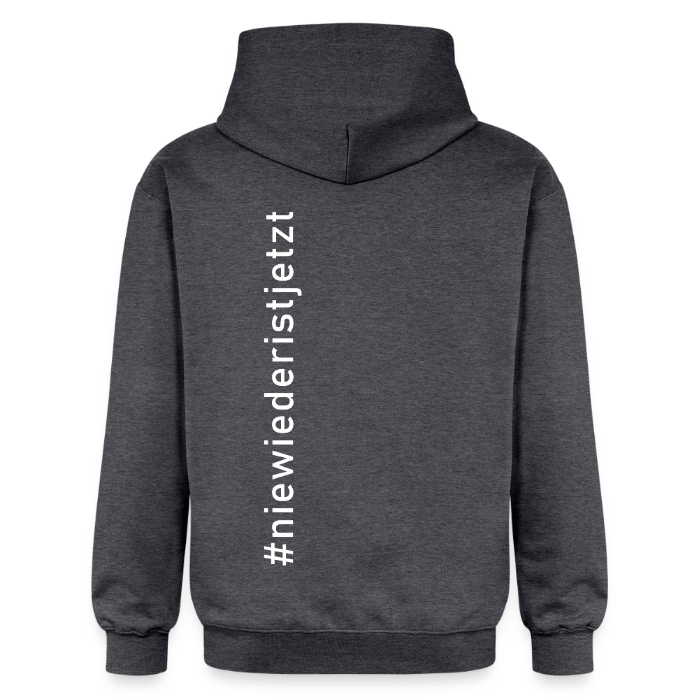 Hoodie Unisex gegen das Vergessen – „Nie wieder ist jetzt“ - Das kreative Statement