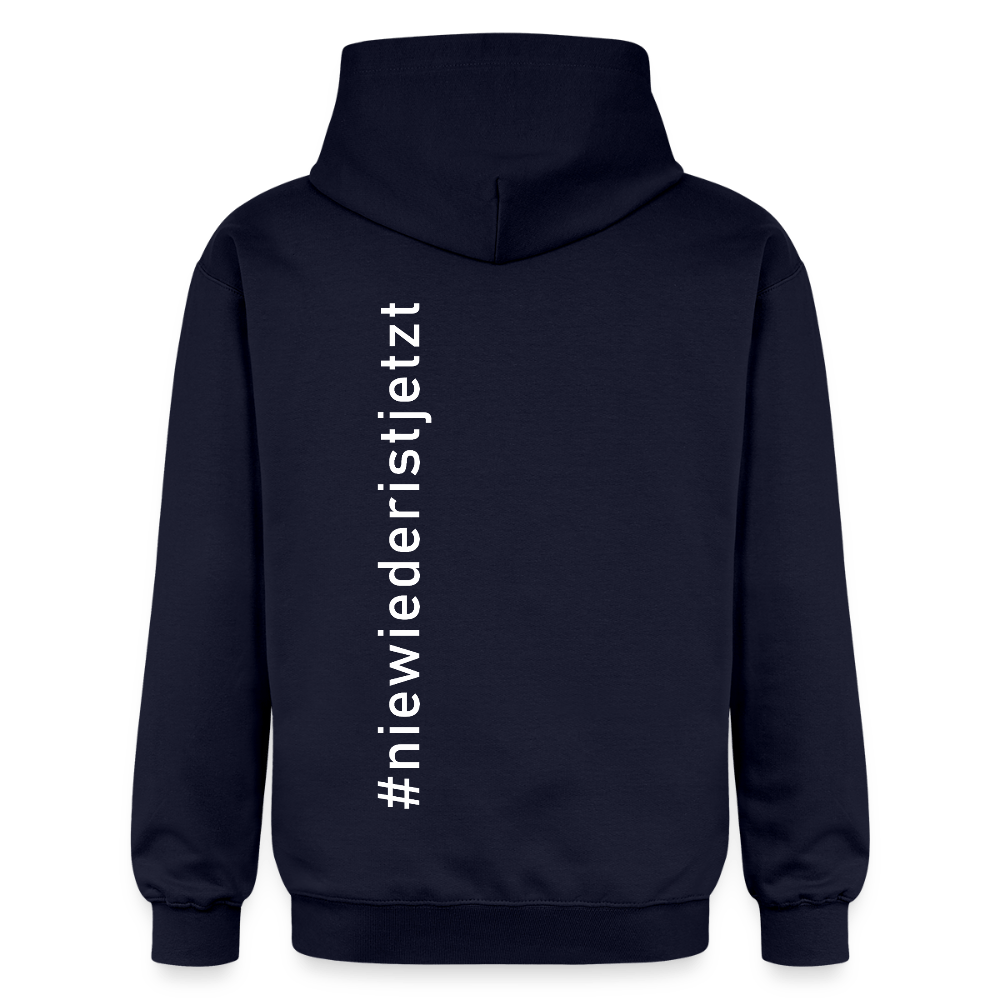 Hoodie Unisex gegen das Vergessen – „Nie wieder ist jetzt“ - Das kreative Statement
