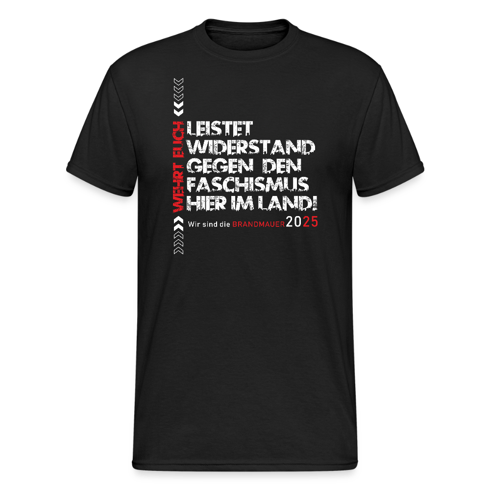 „Leistet Widerstand“ Unisex T-Shirt | Statement gegen Faschismus - Das kreative Statement
