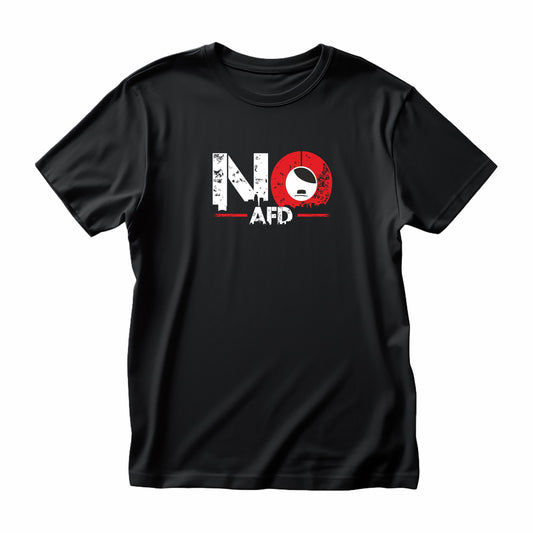 Statement T-Shirt „NO AFD“ mit Frontprint | B&C Premium aus Bio-Baumwolle | Hochwertiger Siebdruck | Unisex | Weich, robust & mit klarer Haltung