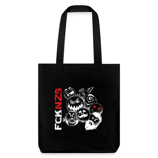 Recycelter Heavyweight Stoffbeutel - FCK NZS Spuk den Faschismus weg - Das kreative Statement