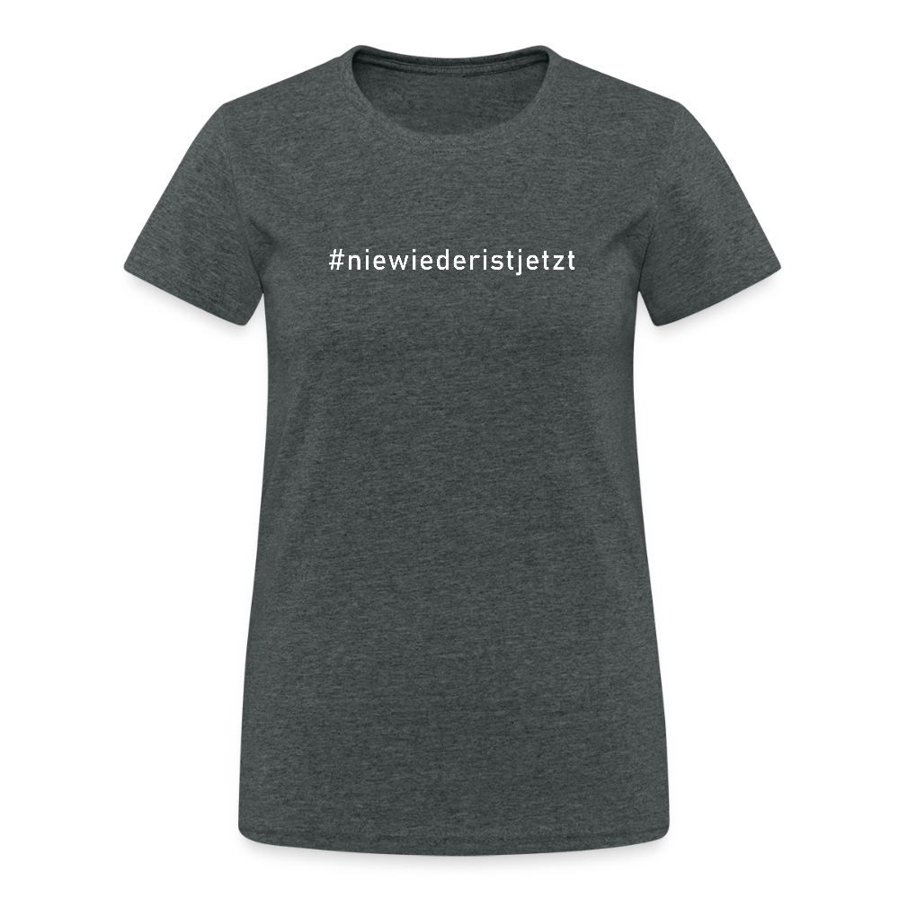 T-Shirt Damen gegen das Vergessen – „Nie wieder ist jetzt“ - Das kreative Statement