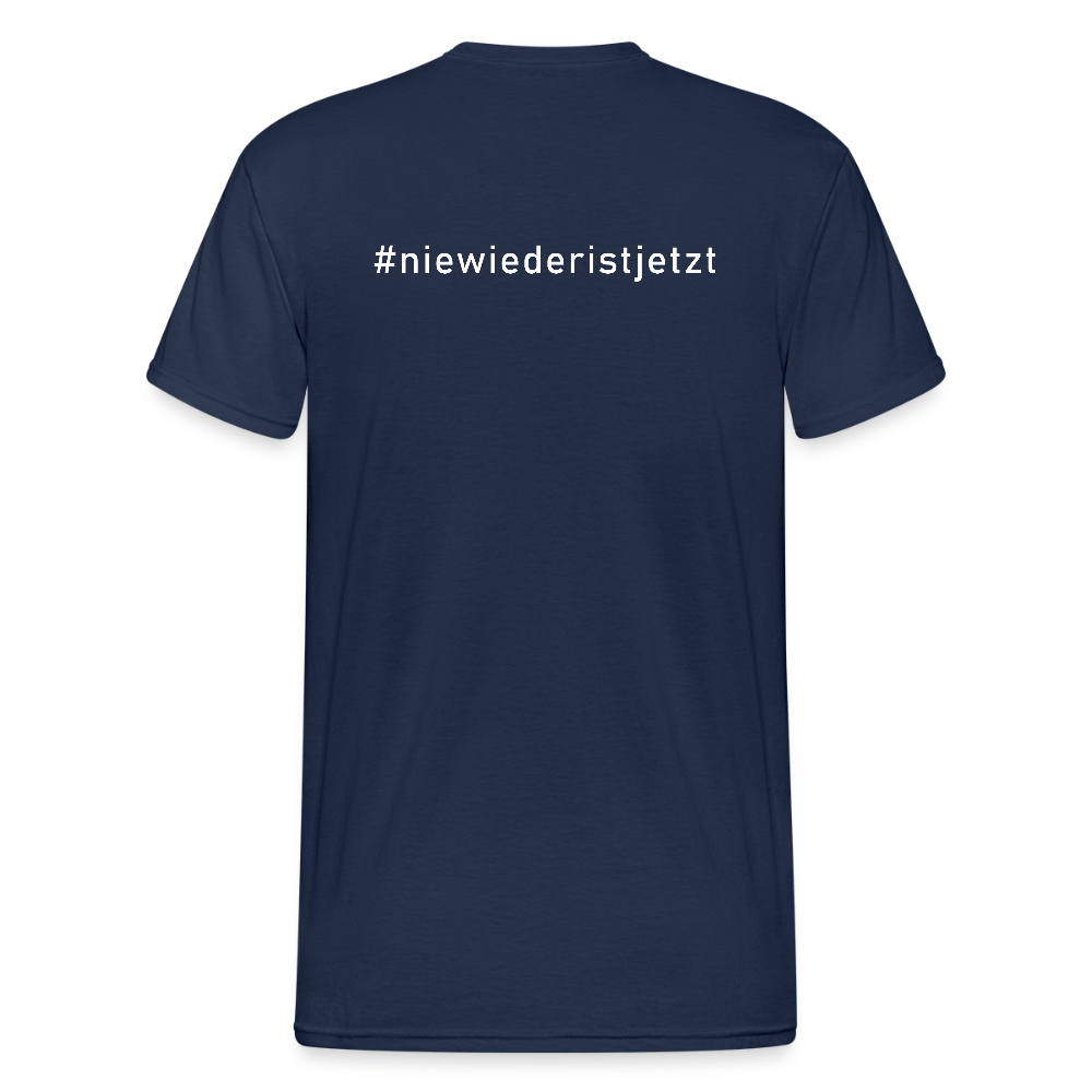 T-Shirt Unisex gegen das Vergessen – „Nie wieder ist jetzt“ - Das kreative Statement