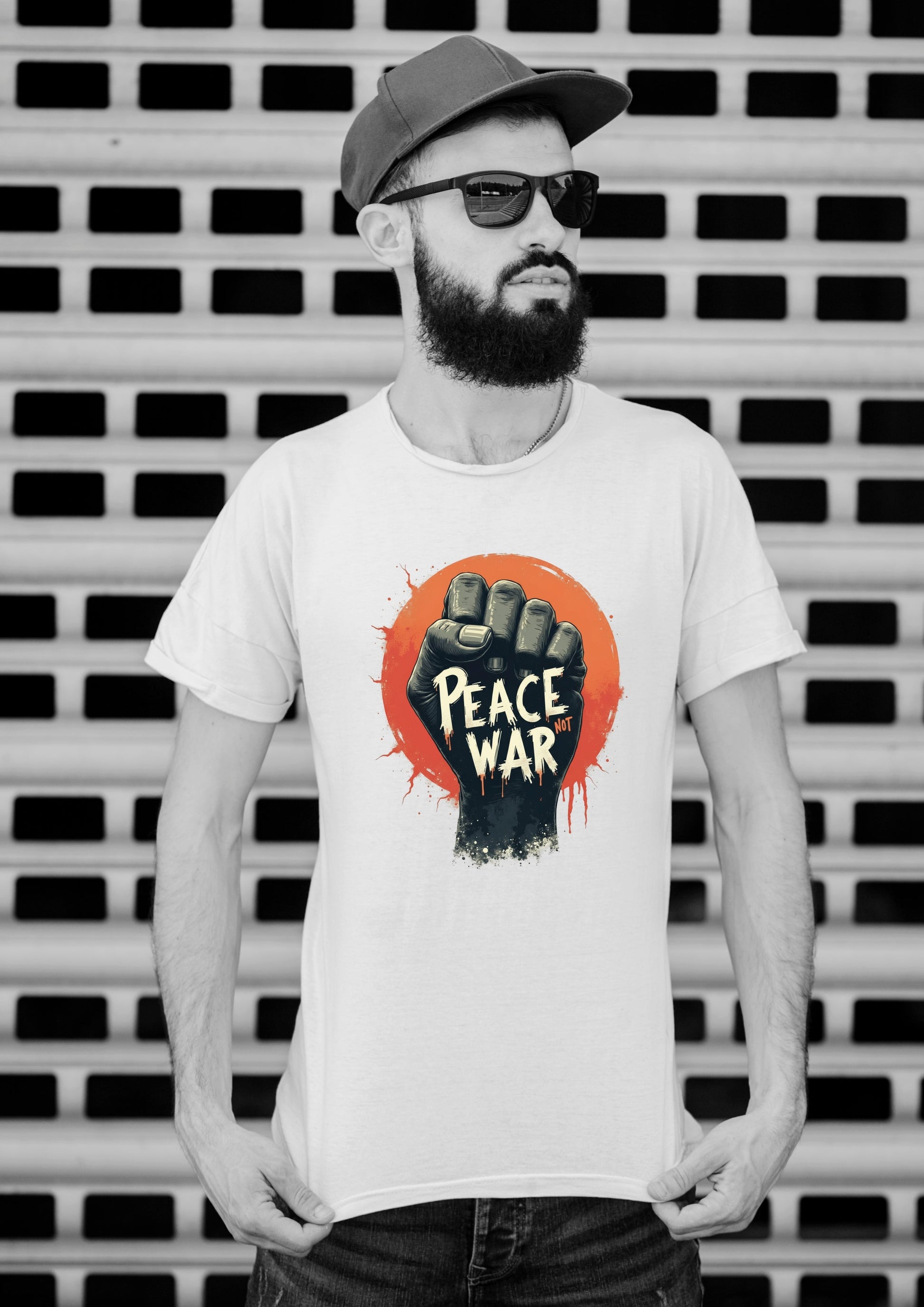 T-Shirt Unisex "Peace No War" - Das kreative Statement