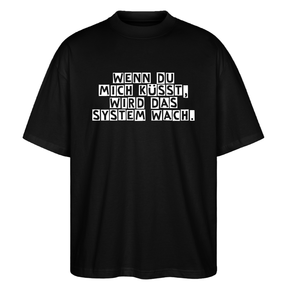 Unisex Bio T-Shirt – Cartoon - Frosch mit Regenbogen & Antifa - Botschaft - Das kreative Statement