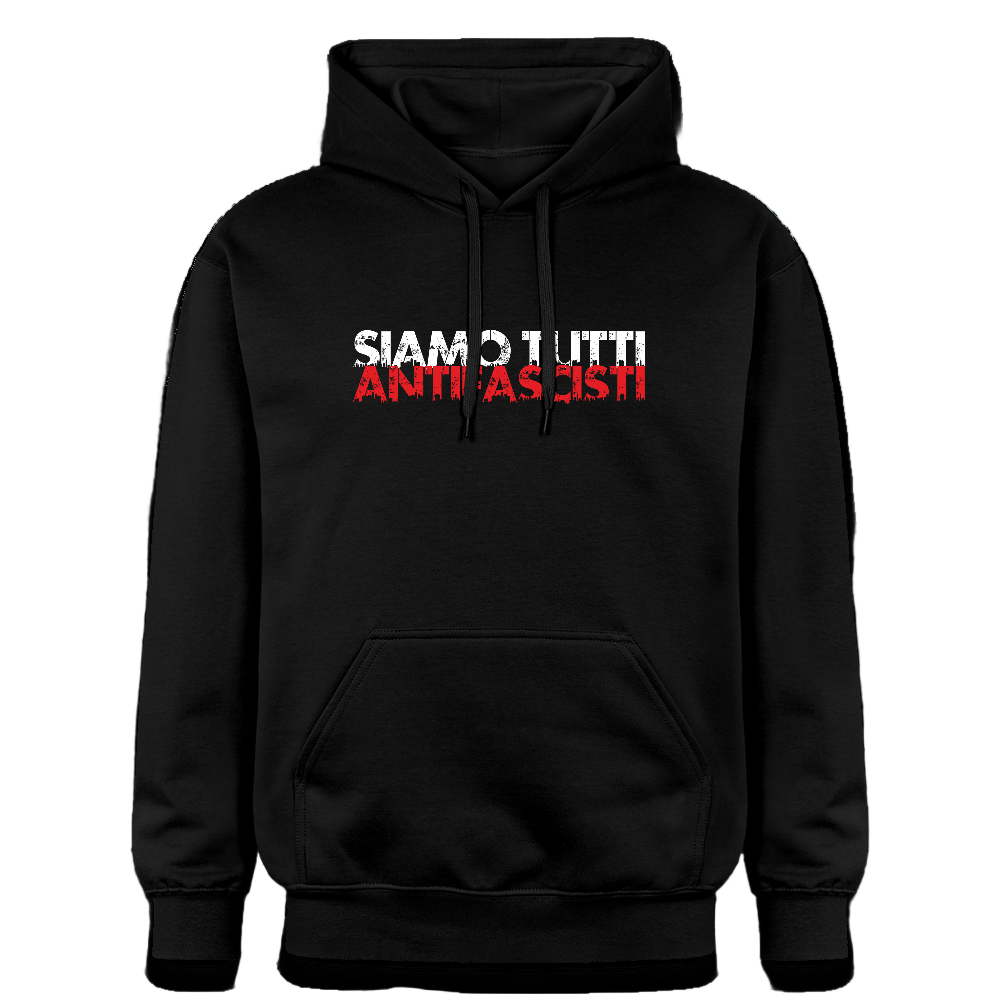 Unisex - Hoodie „Siamo tutti antifascisti“ – Haltung zeigen in Baumwolle - Das kreative Statement