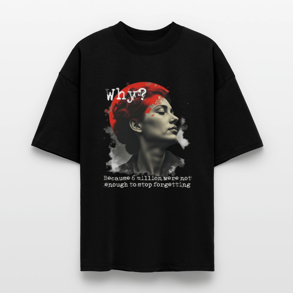 WHY? – Erinnerung gegen das Vergessen | Holocaust Statement Shirt - Das kreative Statement