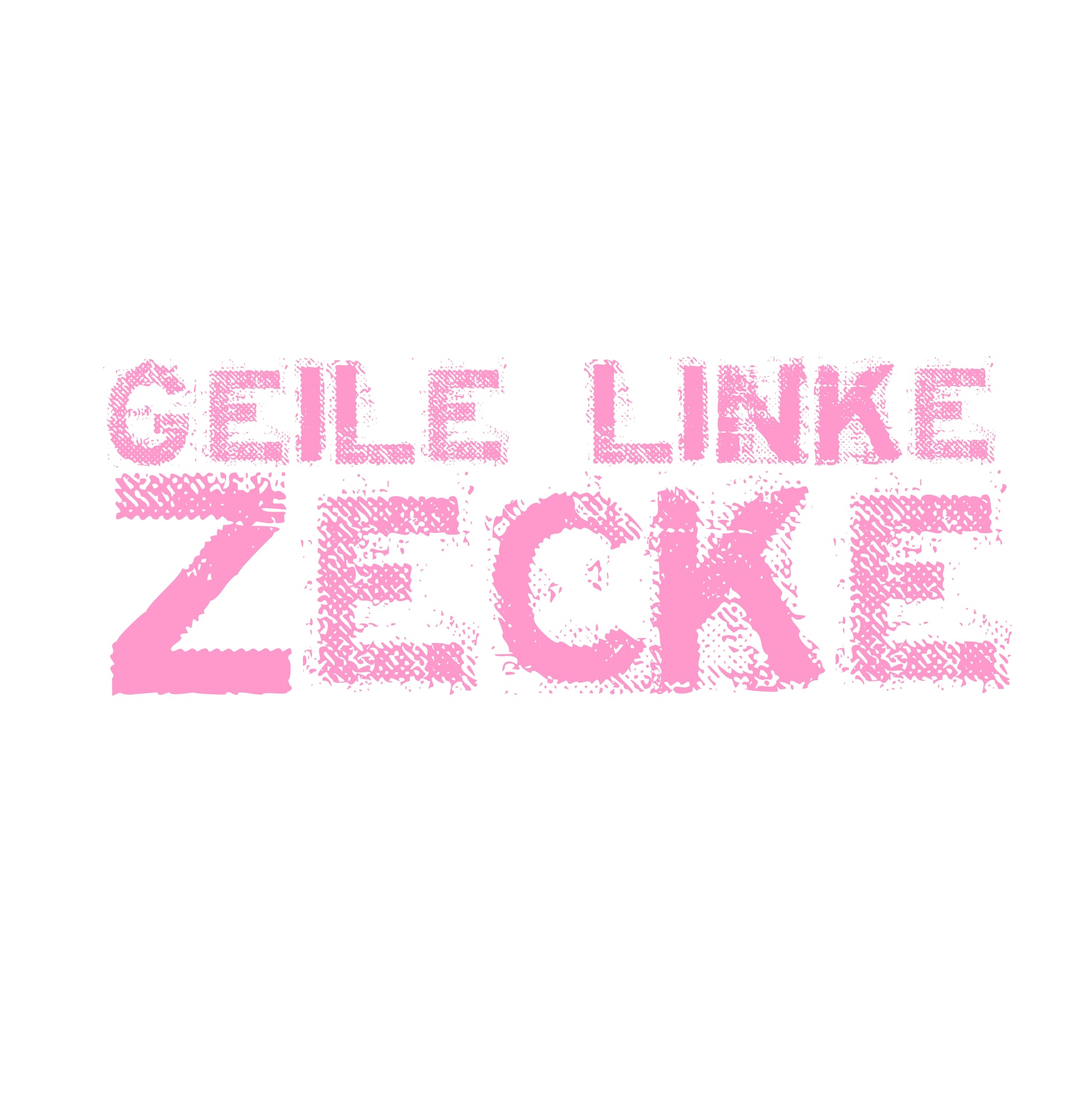 T-Shirt Ladies "Geile linke Zecke" bedruckt mittels hochwertigem Siebdruck - Das kreative Statement