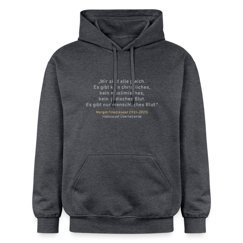 Zitat Margot Friedländer Unisex Hoodie - Das kreative Statement